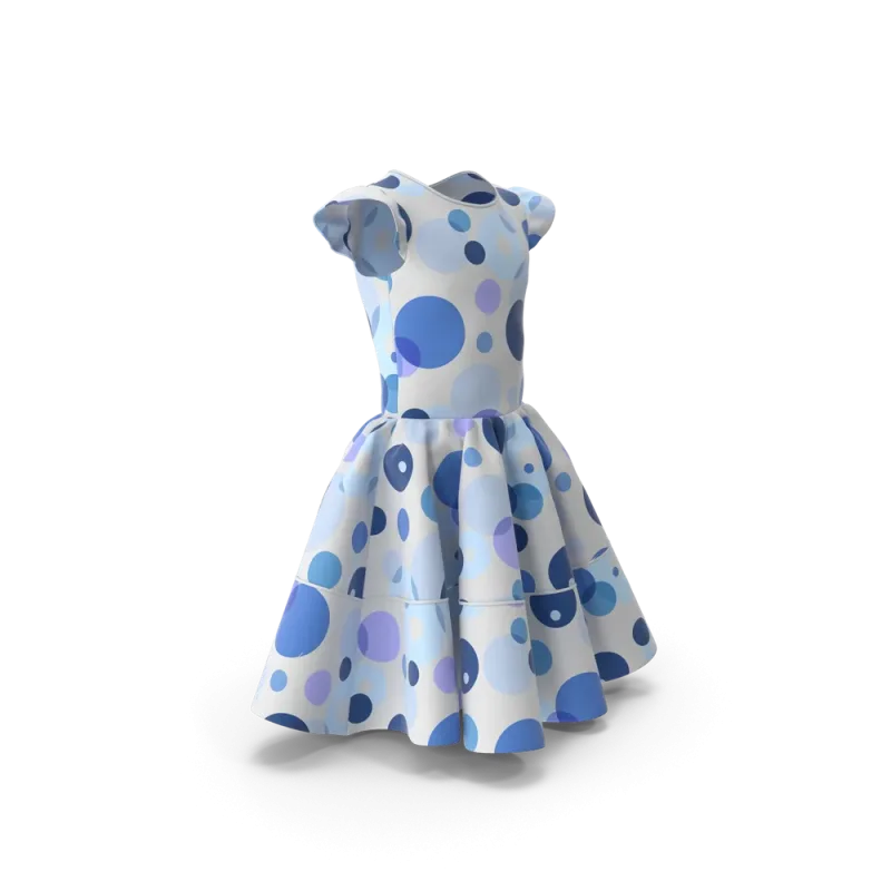 Forever 21 Everyday Chiffon Traditional Western - Blue